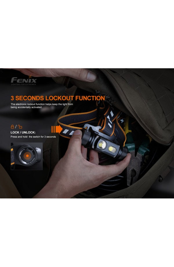 Fenix - Headlamp HM70R (1,600 lumens)