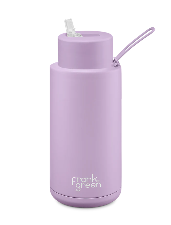 Frank Green Ceramic 68oz Reusable Bottle with Straw