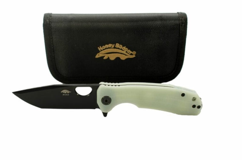 Honey Badger Ltd Edition Tanto Knife - Medium Jade