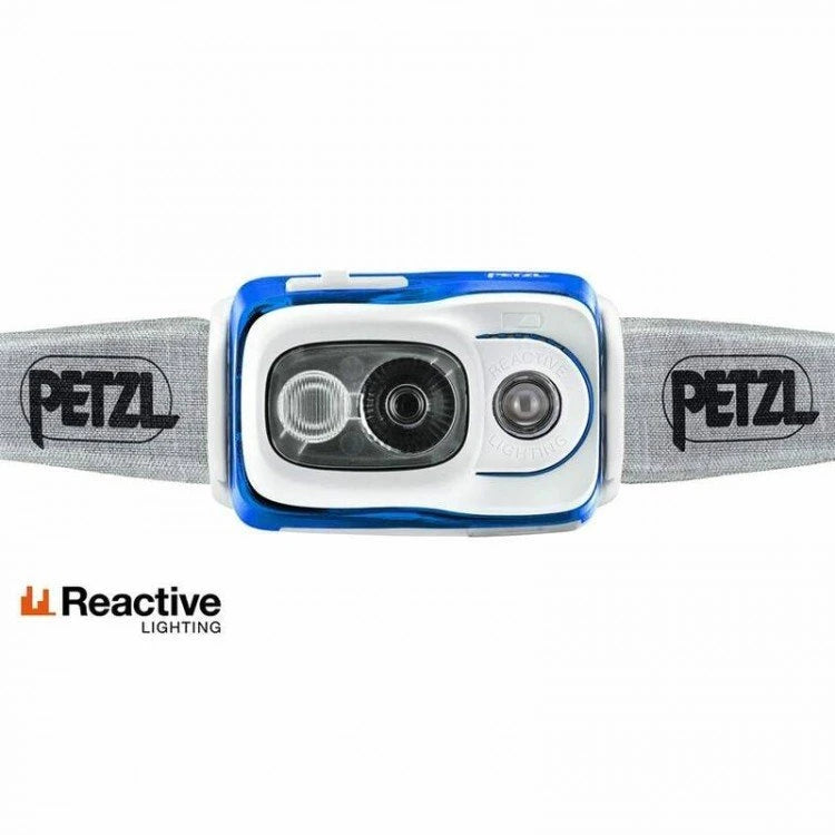 Petzl Swift RL Headlamp, 900 Lumens Blue