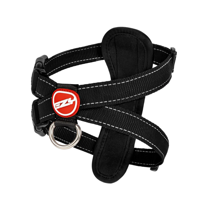 EzyDog Chest Plate Harness Black XS