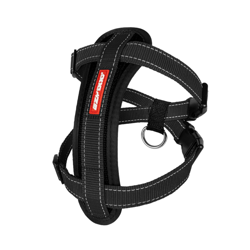 EzyDog Chest Plate Harness Black XS