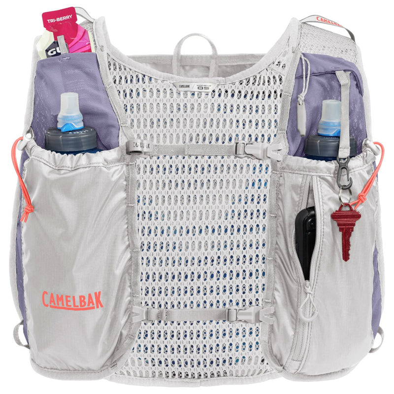 CamelBak Circuit Womens Run Vest 1.5 Ltr, Silver/Dusk