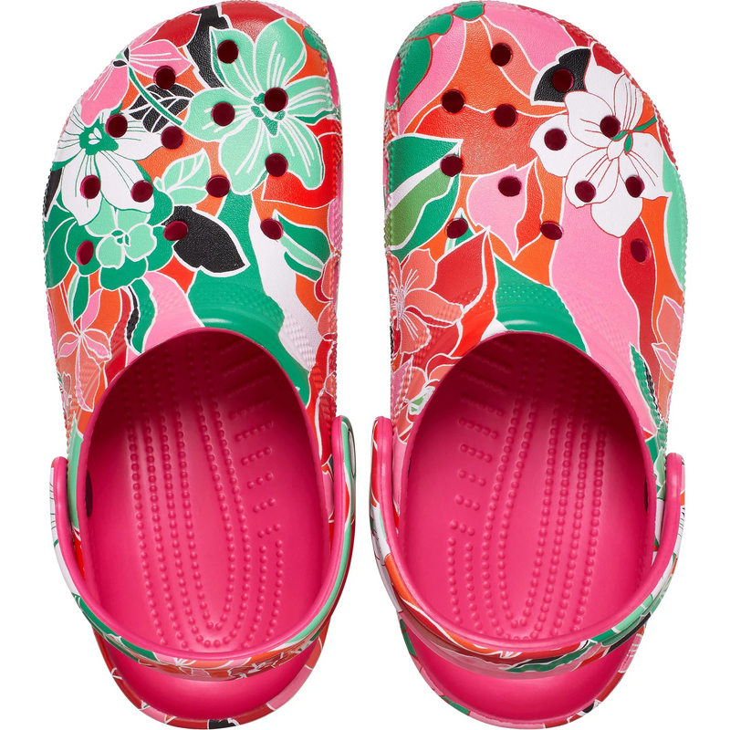 Crocs Kids Classic Clogs - Woodcut Floral