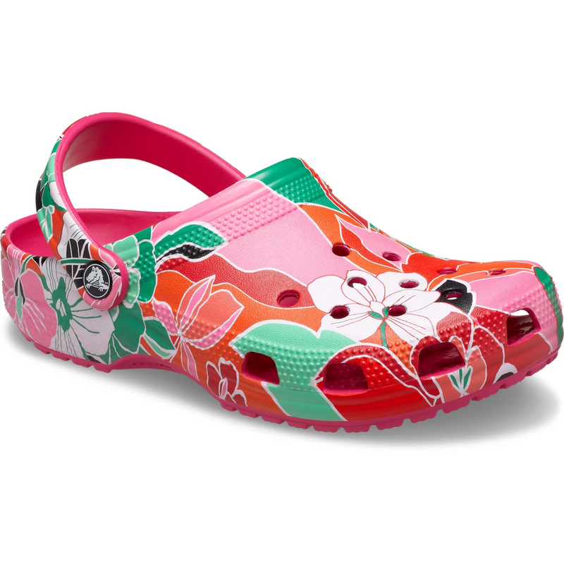 Crocs Kids Classic Clogs - Woodcut Floral