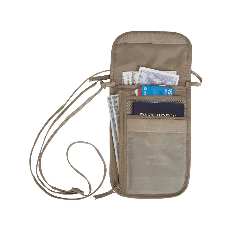 Eagle Creek Undercover Neck Wallet Deluxe - Khaki