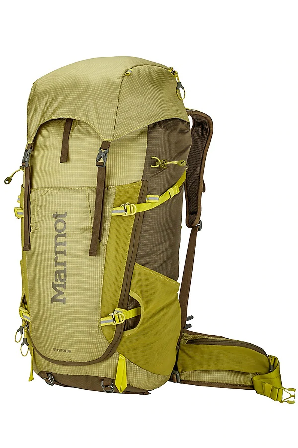 Marmot Graviton 38 Tramping Pack, Citronelle/Olive