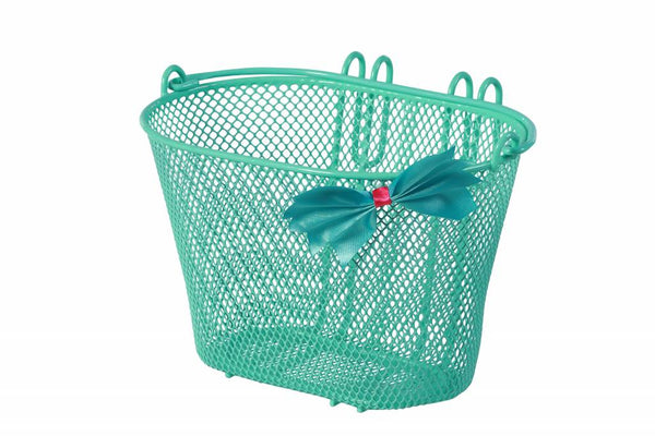 Teal bike clearance basket