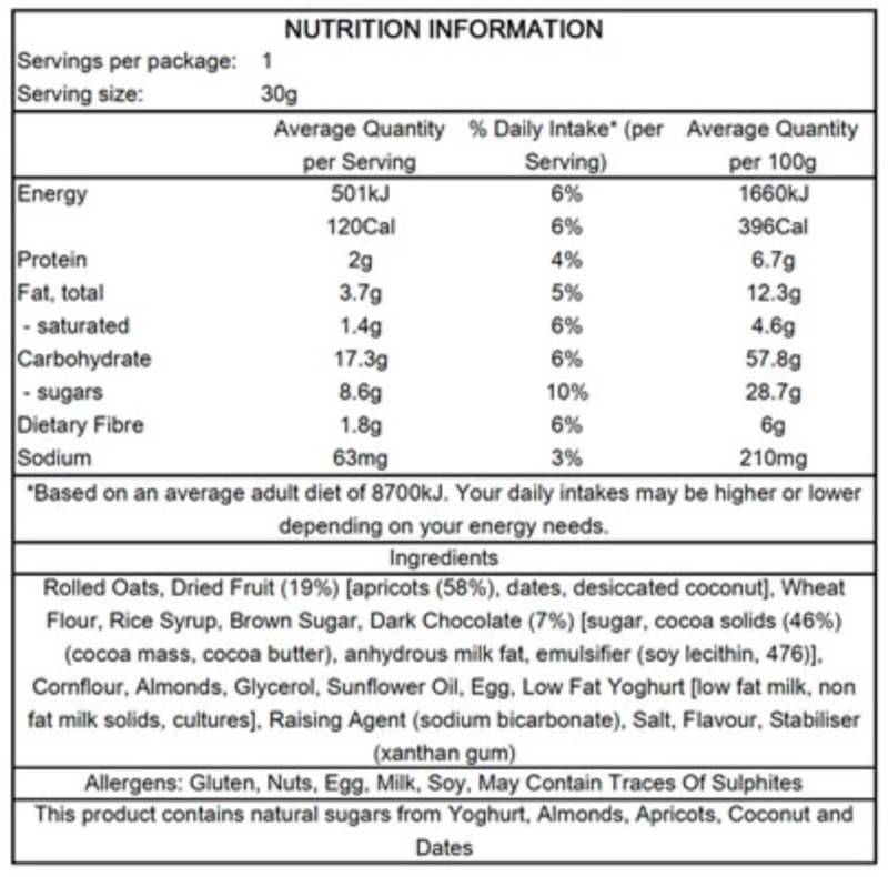 Em's Power Bites Pouch, Apri-Choc Attack