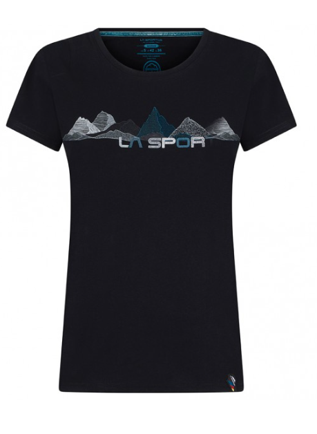 La Sportiva Womens Peaks T-Shirt - Black XL