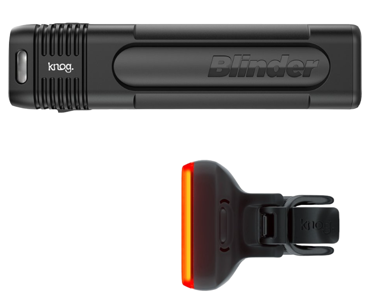 Knog Blinder 900 + Blinder Square Bike Light Set