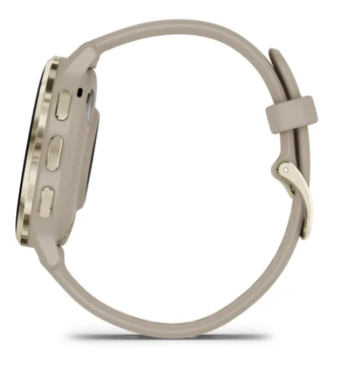 Garmin Venu 3S Soft Gold Bezel/French Grey Case/Silicone Band