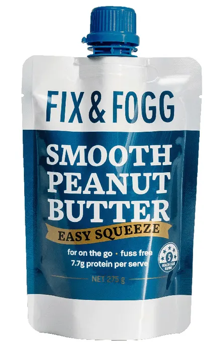 Fix & Fogg Easy Squeeze Smooth Peanut Butter 275g