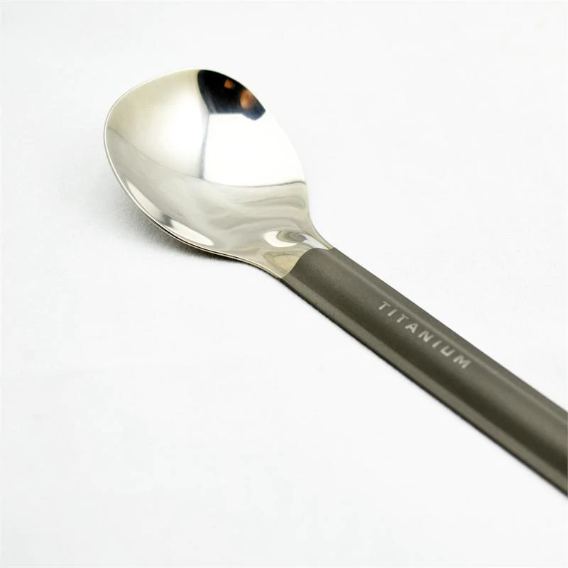 Toaks Titanium Long Handle Spoon Polished Bowl