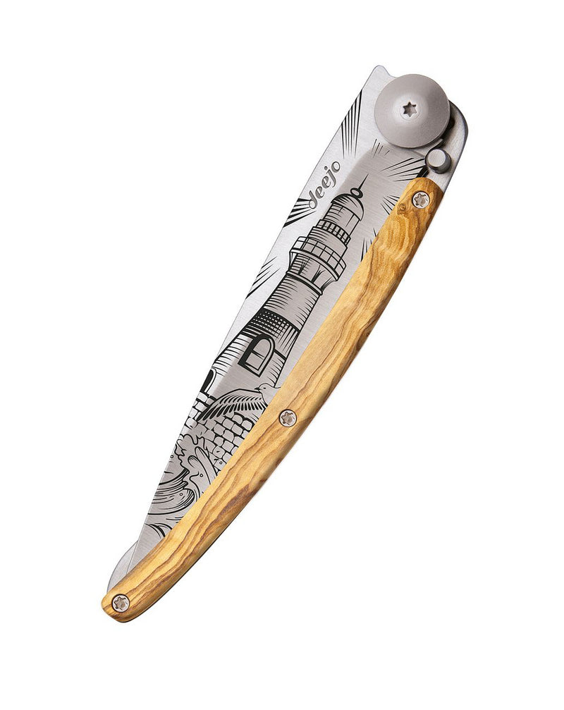 Deejo Tattoo Linerlock 37g Hunting Folding Pocket Knife 1cb068 – Atlantic  Knife Company